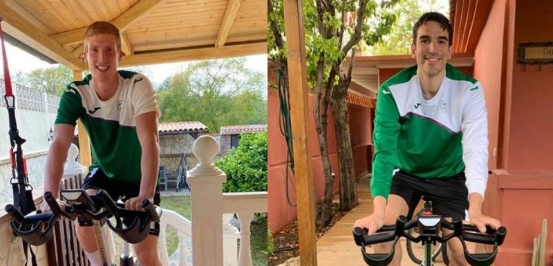 Los jugadores de Unicaja ya cuentan con sus bicicletas indoor