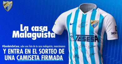 El Málaga regalará una camiseta firmada a 'La casa Malaguista'