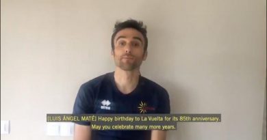 El malagueño Luis Ángel Maté participa en el vídeo de celebración del 85 cumpleaños de la Vuelta a España