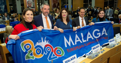 Málaga seguirá siendo Capital Europea del Deporte hasta el verano de 2021
