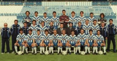 Se cumplen 22 años del título de liga del Málaga CF en el Grupo IV de Segunda División B