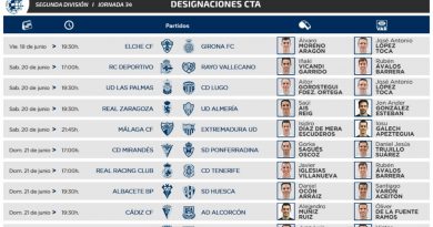Díaz de Mera arbitrará el encuentro entre Málaga CF y Extremadura