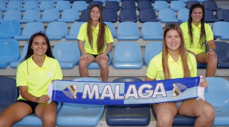 Lorena, 'Futu', Alejandra y Yoli siguen creciendo en el Málaga Femenino