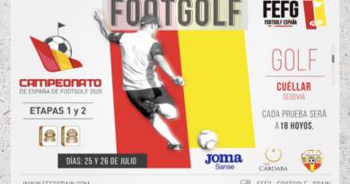 José Manuel Gálvez sorprende en el debut del Campeonato de España de Footgolf