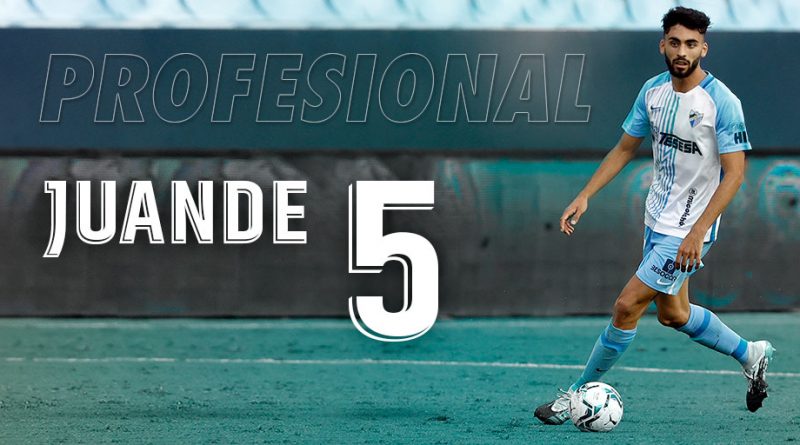 OFICIAL: el Málaga hace profesional a Juande, que llevará el '5'