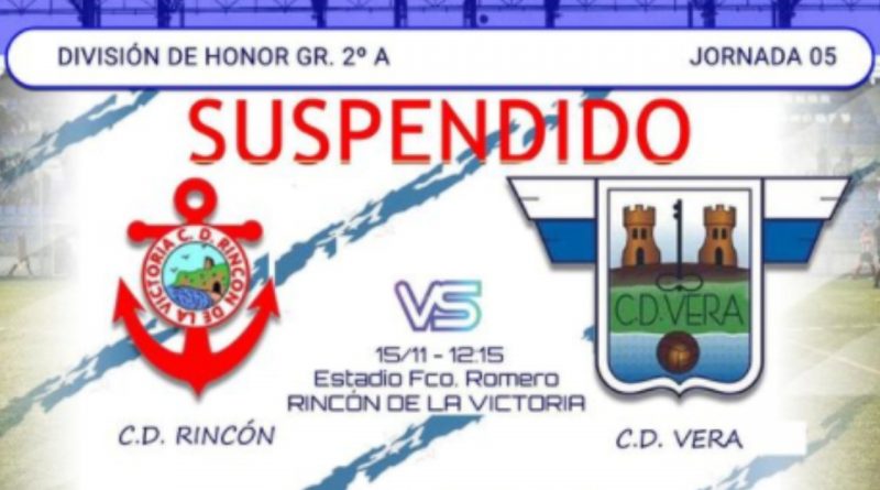 ¡Suspendido el Rincón-Vera por el confinamiento de todo el equipo almeriense!