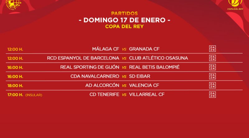 OFICIAL: el Málaga-Granada de Copa, este domingo a las 12:00 horas