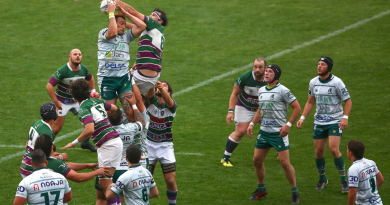El Rugby Málaga se va de dulce en su estreno en el Ciudad de Málaga
