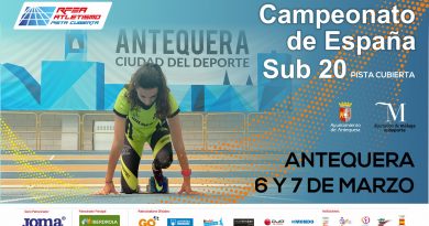 El XLVIII Campeonato de España Sub 20 de atletismo en pista cubierta, este fin de semana en Antequera