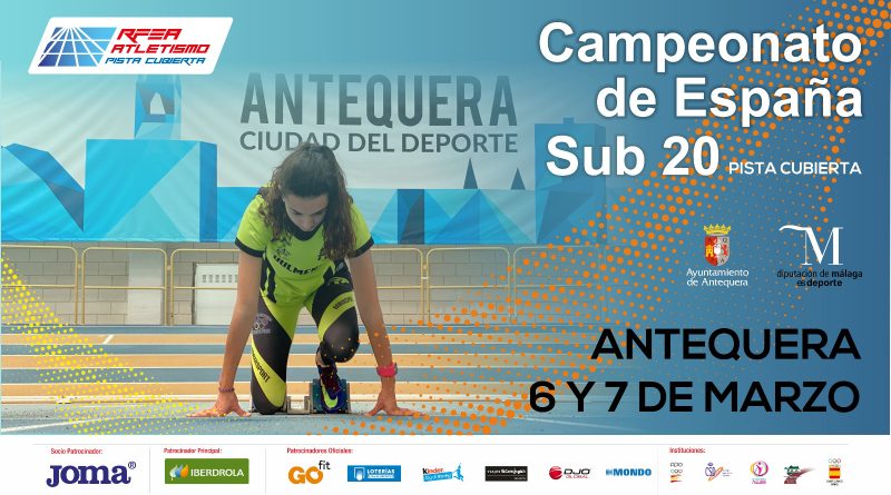 El XLVIII Campeonato de España Sub 20 de atletismo en pista cubierta, este fin de semana en Antequera