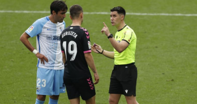 El Málaga se reencontrará con el árbitro que señaló el único penalti de los blanquiazules esta temporada