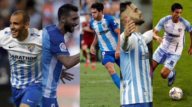¿Qué delanteras ha tenido el Málaga en el último lustro?