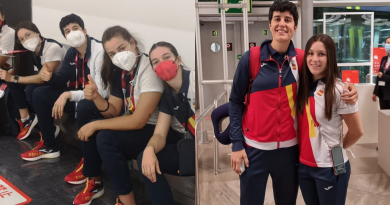 Sole López, Merche Castellanos y Marta López ya están en Tokio