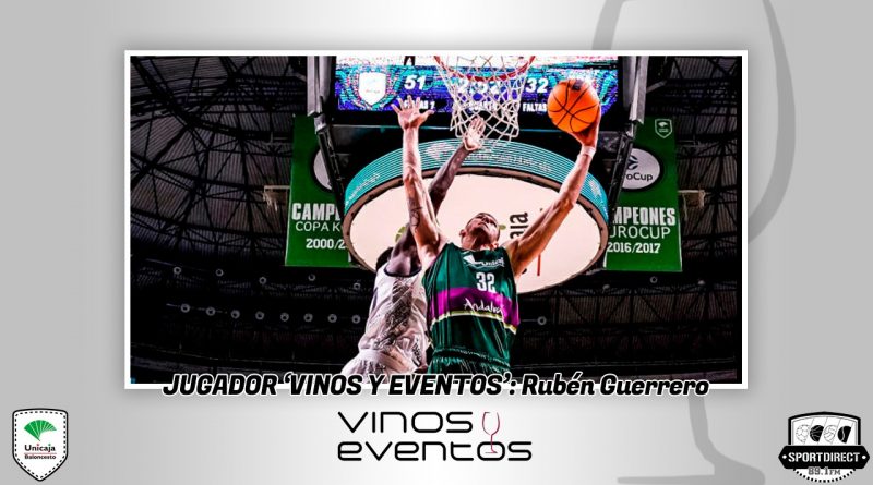 Rubén Guerrero, jugador Vinos y Eventos en la derrota contra el Joventut