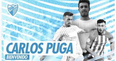 El Málaga completa el carril derecho con Carlos Puga