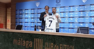 David Ferreiro en su presentación como jugador del Málaga: “Cuando surge la opción de venir a Málaga, tampoco me lo pienso mucho”