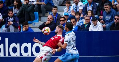 El Málaga se ahoga en sus dudas y en el arbitraje