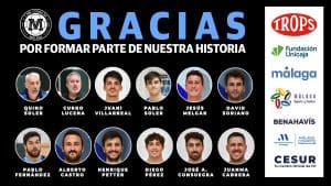 El Trops Málaga se despide de 10 integrantes de su plantilla para la próxima temporada