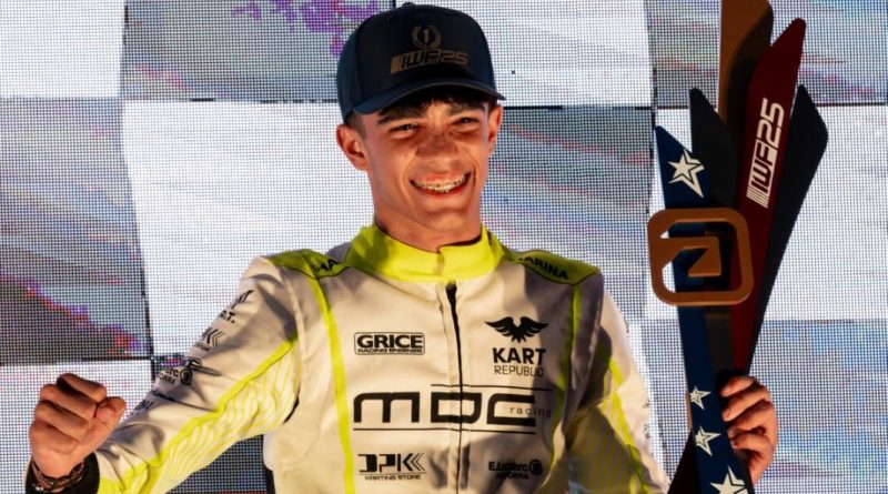 El malagueño Aaron García hace historia con su título mundial IAME