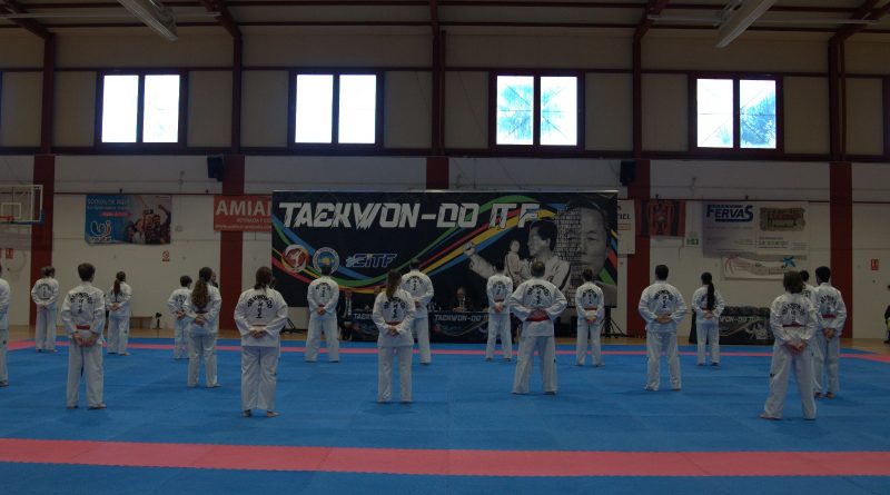 Casabermeja acoge una sesión de exámenes de cinturón negro de Taekwon-Do ITF con 123 participantes