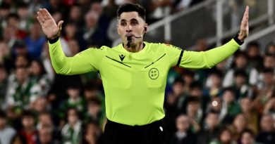 Andrés Fuentes Molina, árbitro designado para el encuentro del Real Sociedad B - Málaga CF