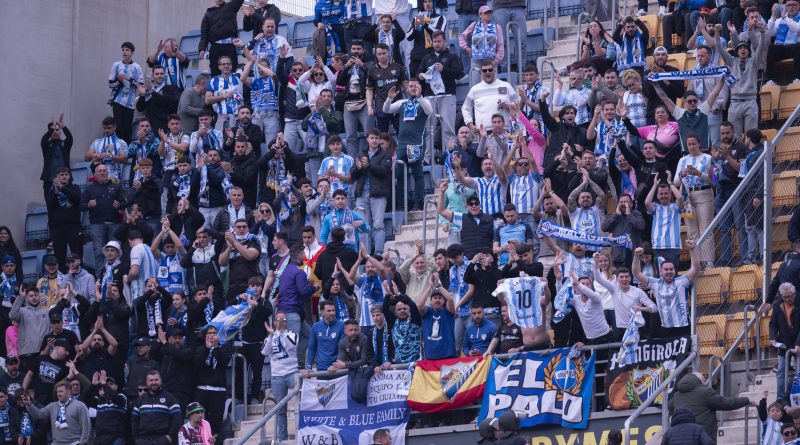 El Málaga CF recibe siete nuevas denuncias por cánticos ofensivos en el JP Financial Estadio