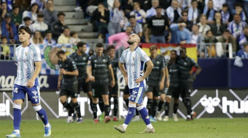 El Málaga CF abandona las posiciones de play-off 16 jornadas después