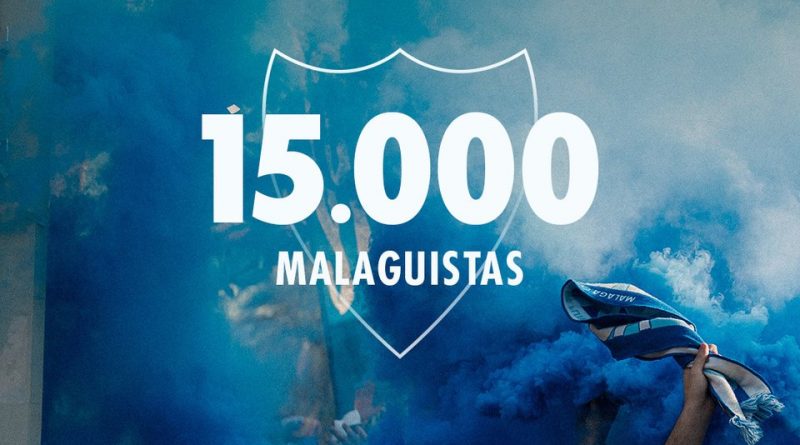 El Málaga CF alcanza los 15.000 abonados en una semana