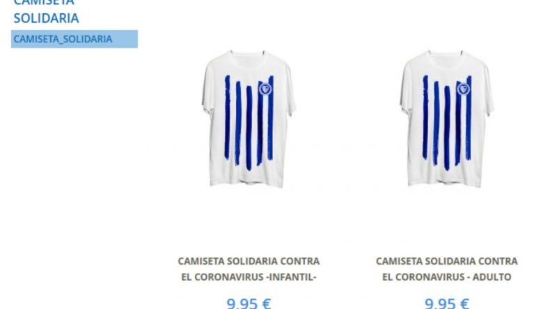 El Málaga supera las 1.500 ventas de su camiseta solidaria contra el coronavirus
