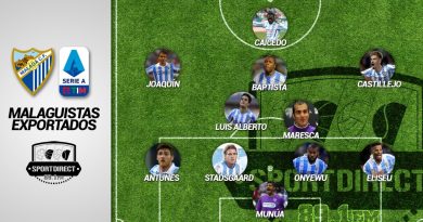 'Malaguistas Exportados' : el XI de jugadores que jugaron en el Málaga y la Serie A