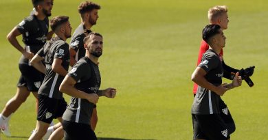 El Málaga vuelve a aumentar la exigencia física tras el primer parte de lesionados