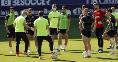 El Málaga ya se entrena en grupo