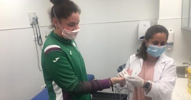 Las jugadoras del Unicaja Femenino se someten a los test del coronavirus