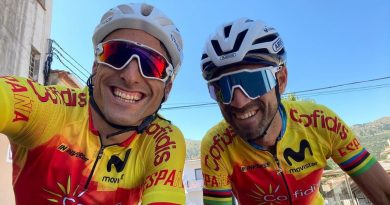 Luis Ángel Maté ya entrena con la Selección Española de Ciclismo