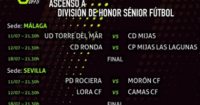 UD Torre del Mar-CD Mijas y CD Ronda-CP Mijas Las Lagunas, las semis para subir a División de Honor