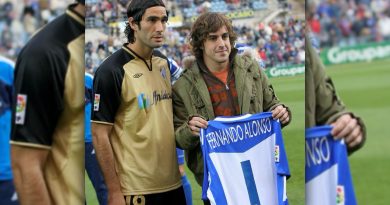 El Málaga recuerda el paso de Fernando Alonso por La Rosaleda