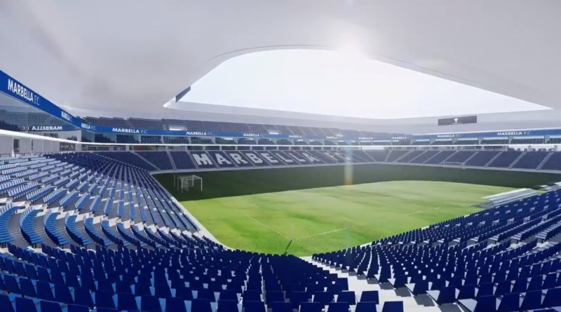 El Marbella FC presenta su espectacular estadio con 18.000 espectadores