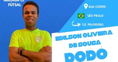 Dodó, la alegría brasileña, llega al Málaga CF Futsal