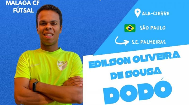 Dodó, la alegría brasileña, llega al Málaga CF Futsal
