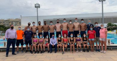 La Selección Española júnior de natación se concentra en Málaga