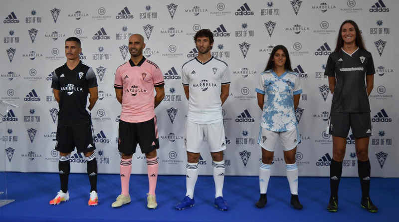 Blanco, rosa y negro: las tres nuevas pieles del Marbella FC