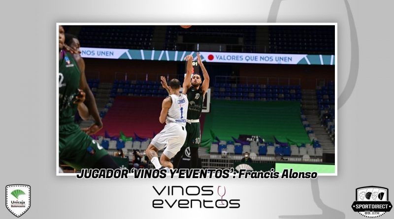 Francis Alonso, jugador Vinos y Eventos tras su despliegue anotador ante Buducnost