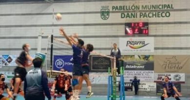 Espectáculo y victoria del Club Voleibol Pizarra ante Grupo Egido Pinto