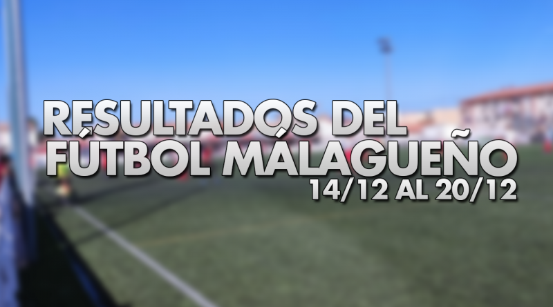 Horarios del fútbol malagueño en la semana del 14/12 al 20/12