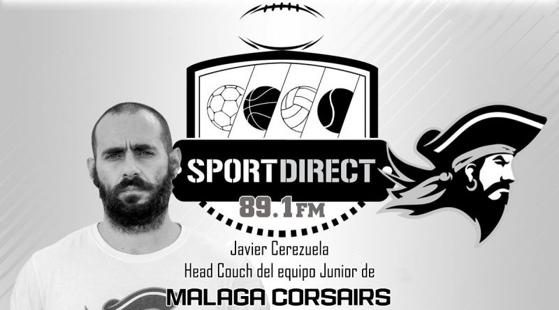Javier Cerezuela, entrenador de Málaga Corsairs: " Invito a la gente a que pruebe con nosotros el fútbol americano"