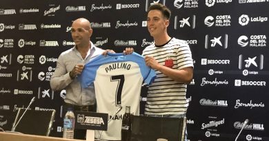 Paulino, agradecido con el Málaga en su presentación: “Es un club que ha apostado mucho por mí”