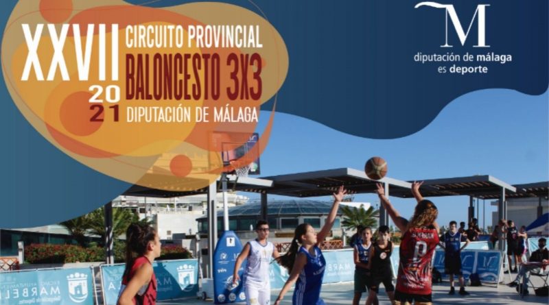 Más de 200 participantes en el XXVII Circuito Provincial de Baloncesto 3x3 de la Diputación que acogerá el Rincón de la Victoria