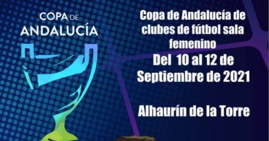 La Copa de Andalucía de fútbol sala femenino tendrá como sede Alhaurín de la Torre