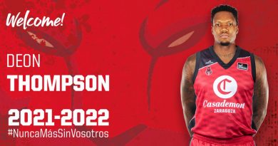 Deon Thompson firma por el Casademont Zaragoza
