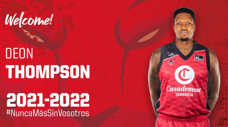 Deon Thompson firma por el Casademont Zaragoza